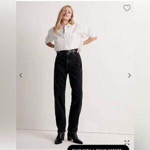 Madewell baggy straight jean